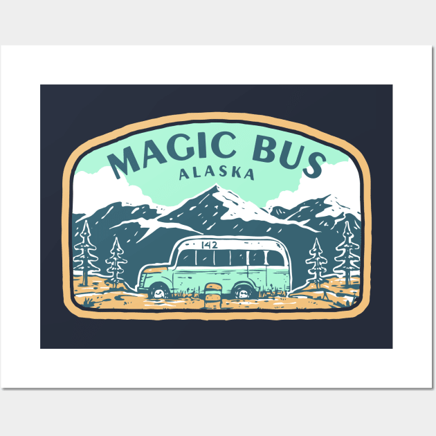 Magic bus alaska Wall Art by ogdsg